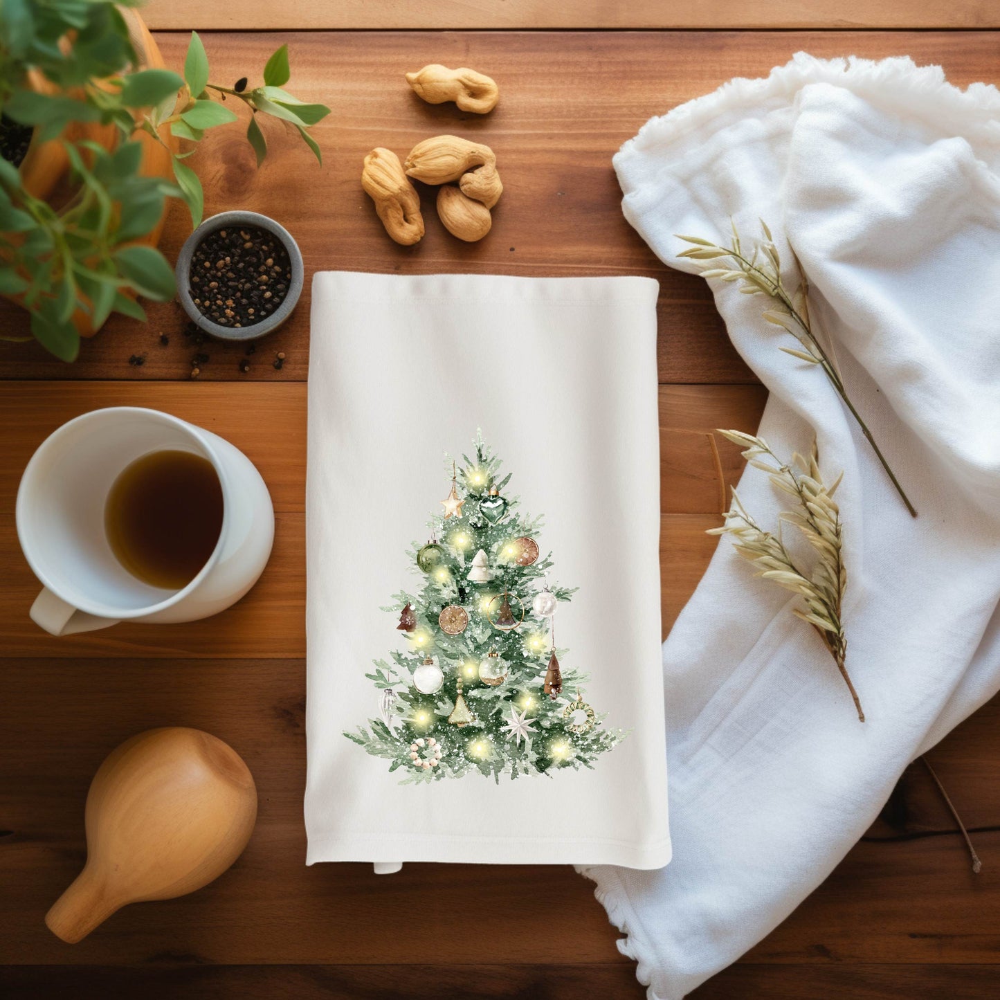 Christmas Tree Tea Towel