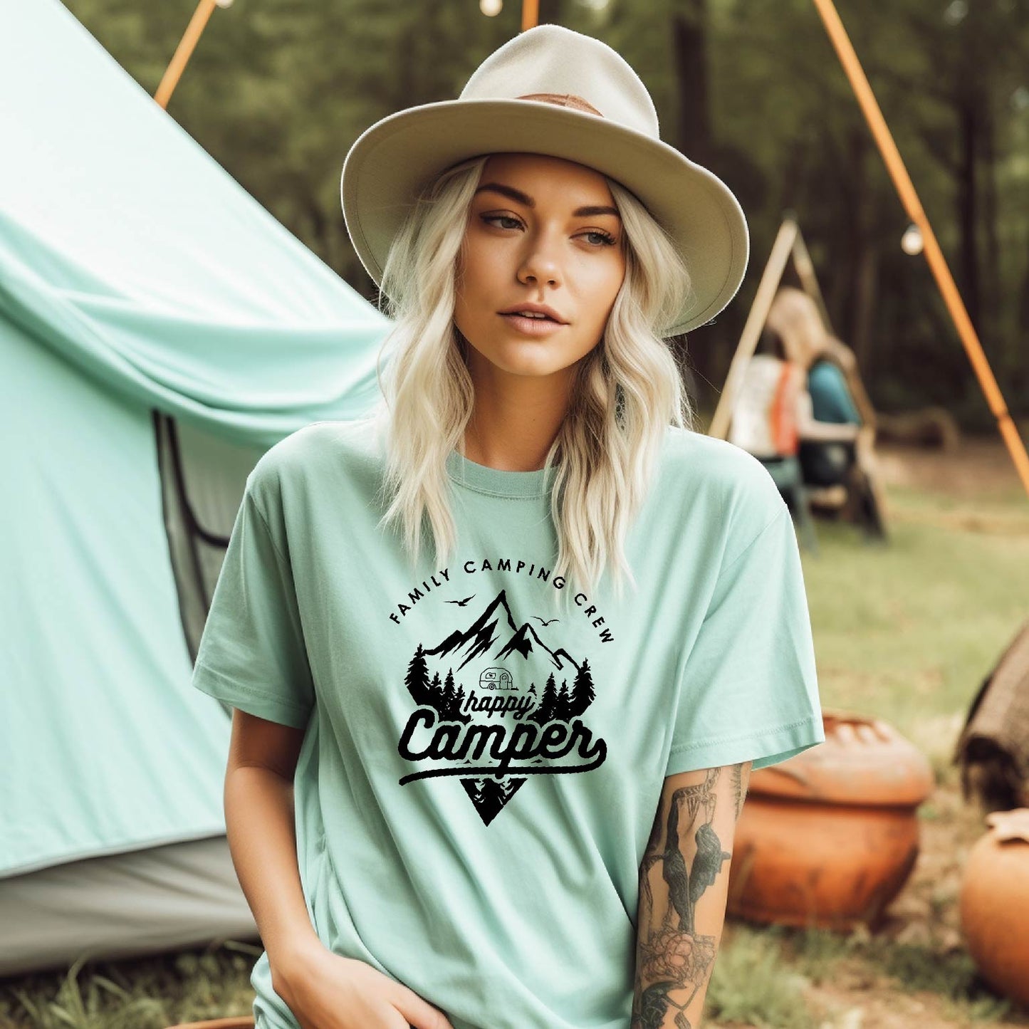 Family Camping Crew Tee