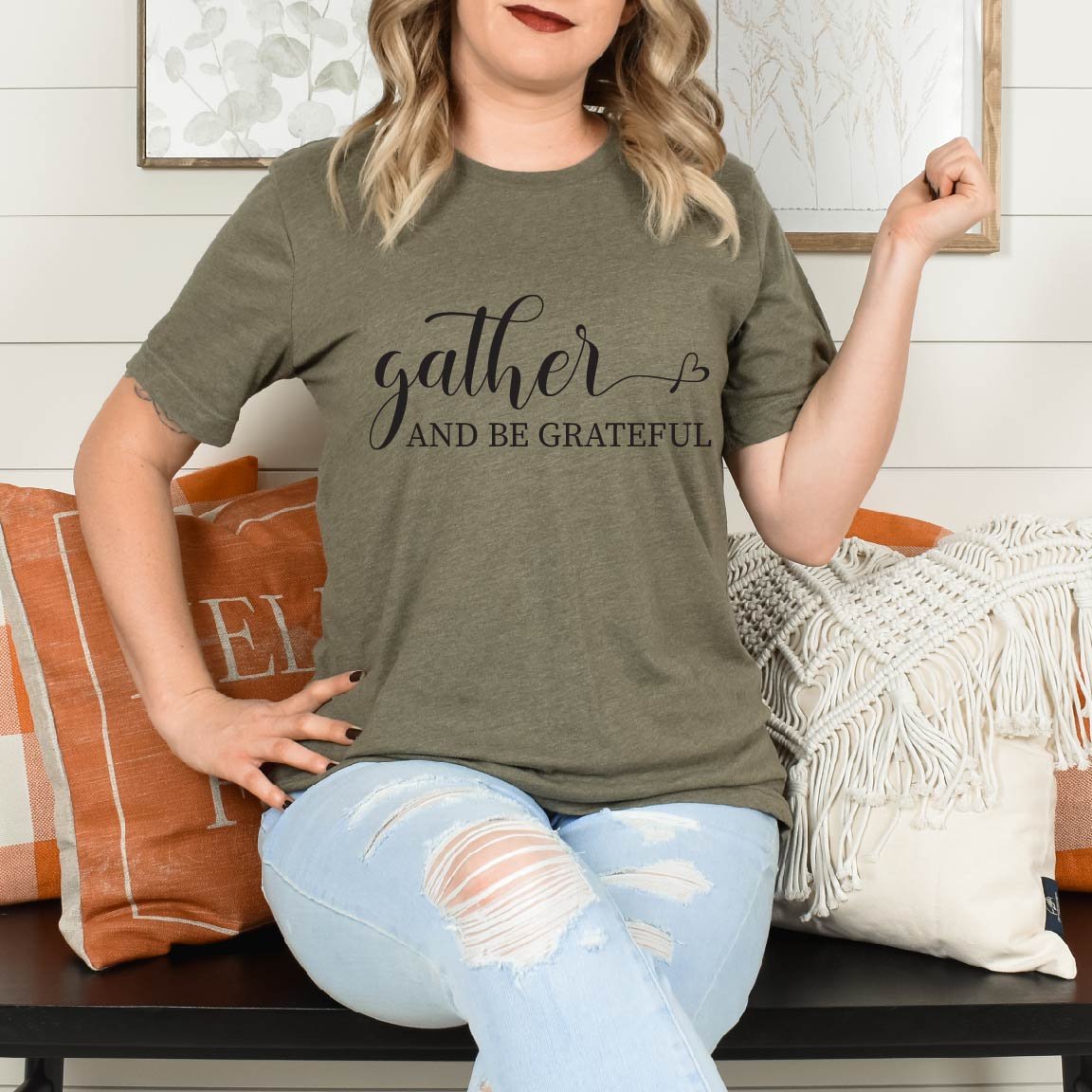 Gather and Be Grateful Tee