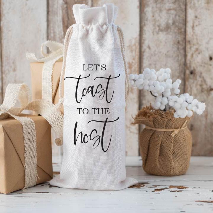 Let's Toast to the Host Bottle Bag