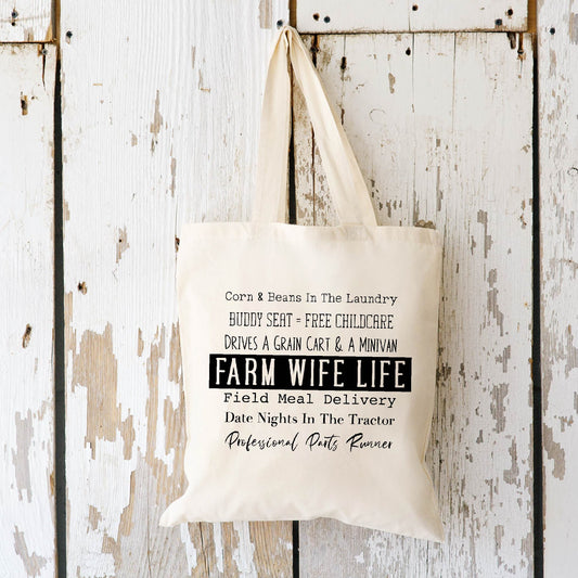 Farm Wife Life Tote Bag