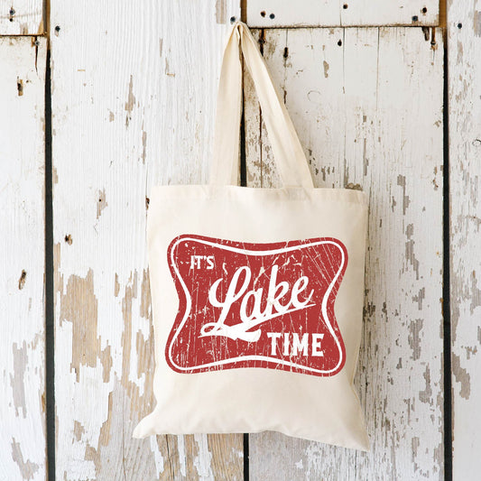 It's Lake Time Tote Bag