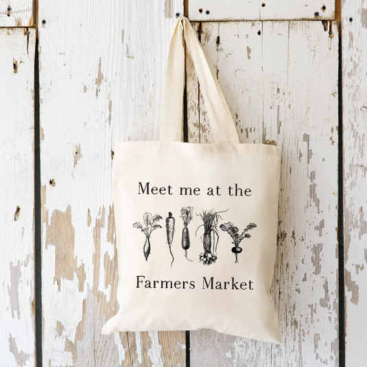 Meet Me at the Farmer's Market Tote Bag