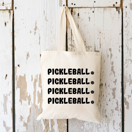 Pickleball X 4 Tote Bag